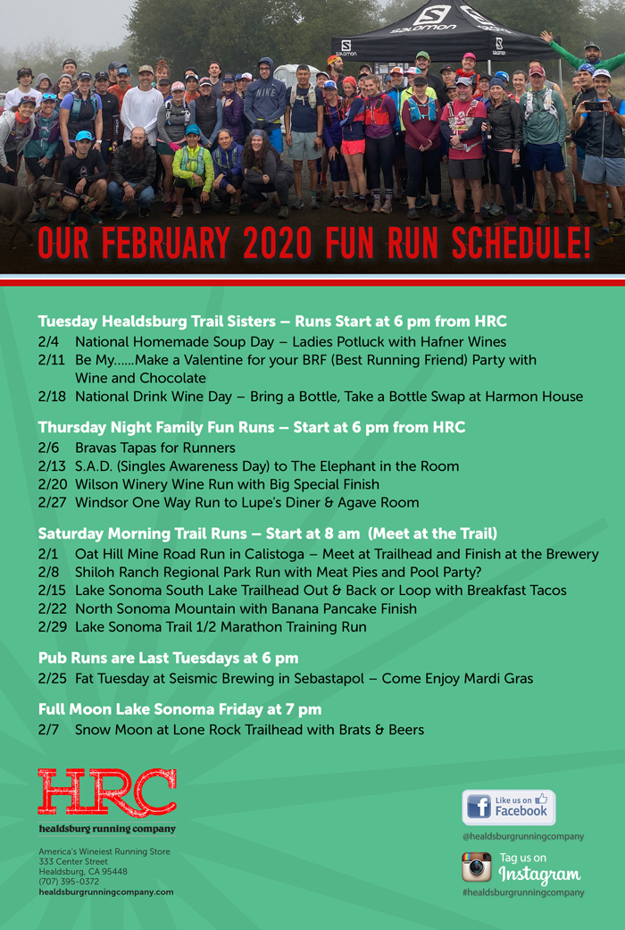 Healdsburg Running Company Runs