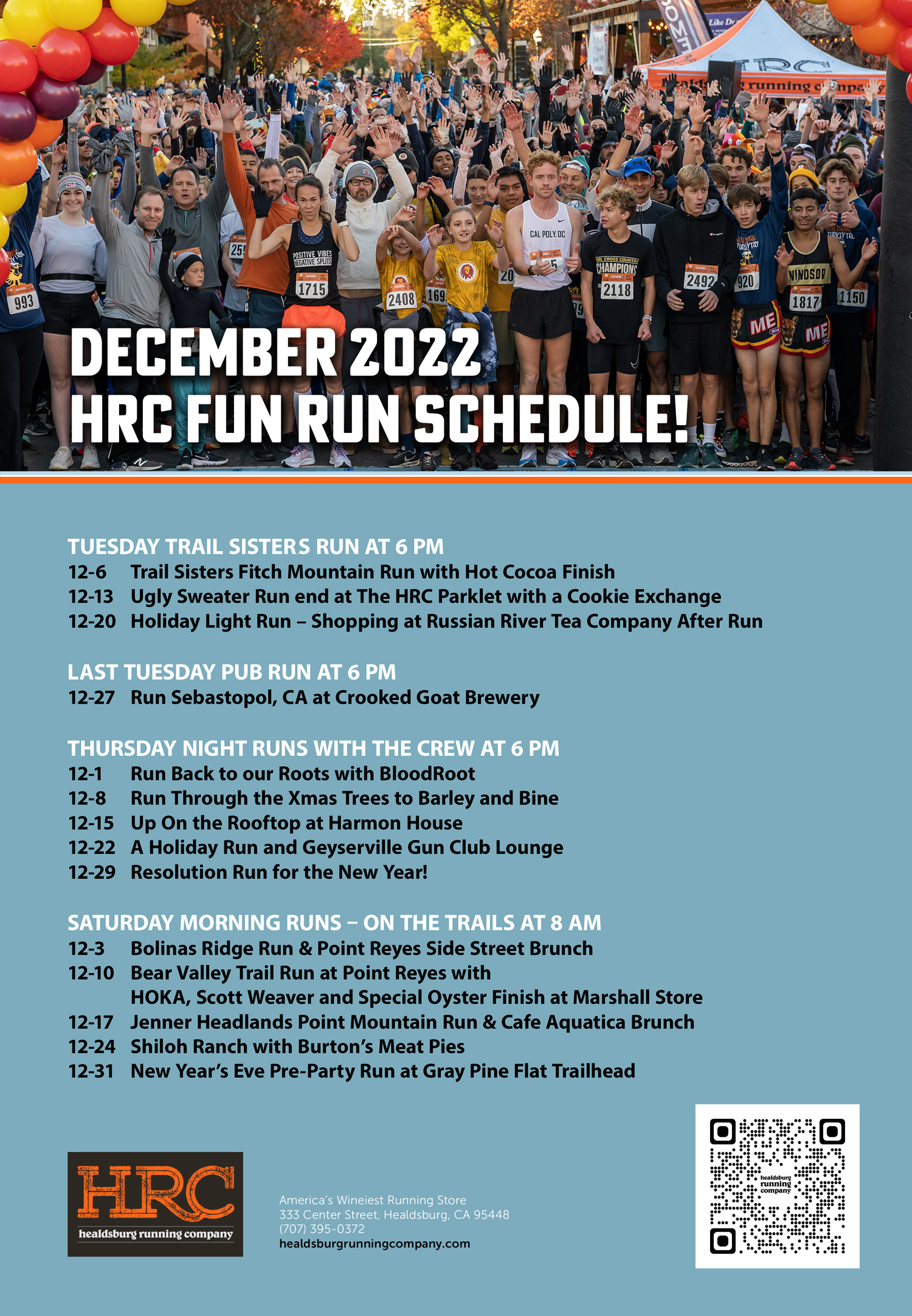 to the Healdsburg Running Company!