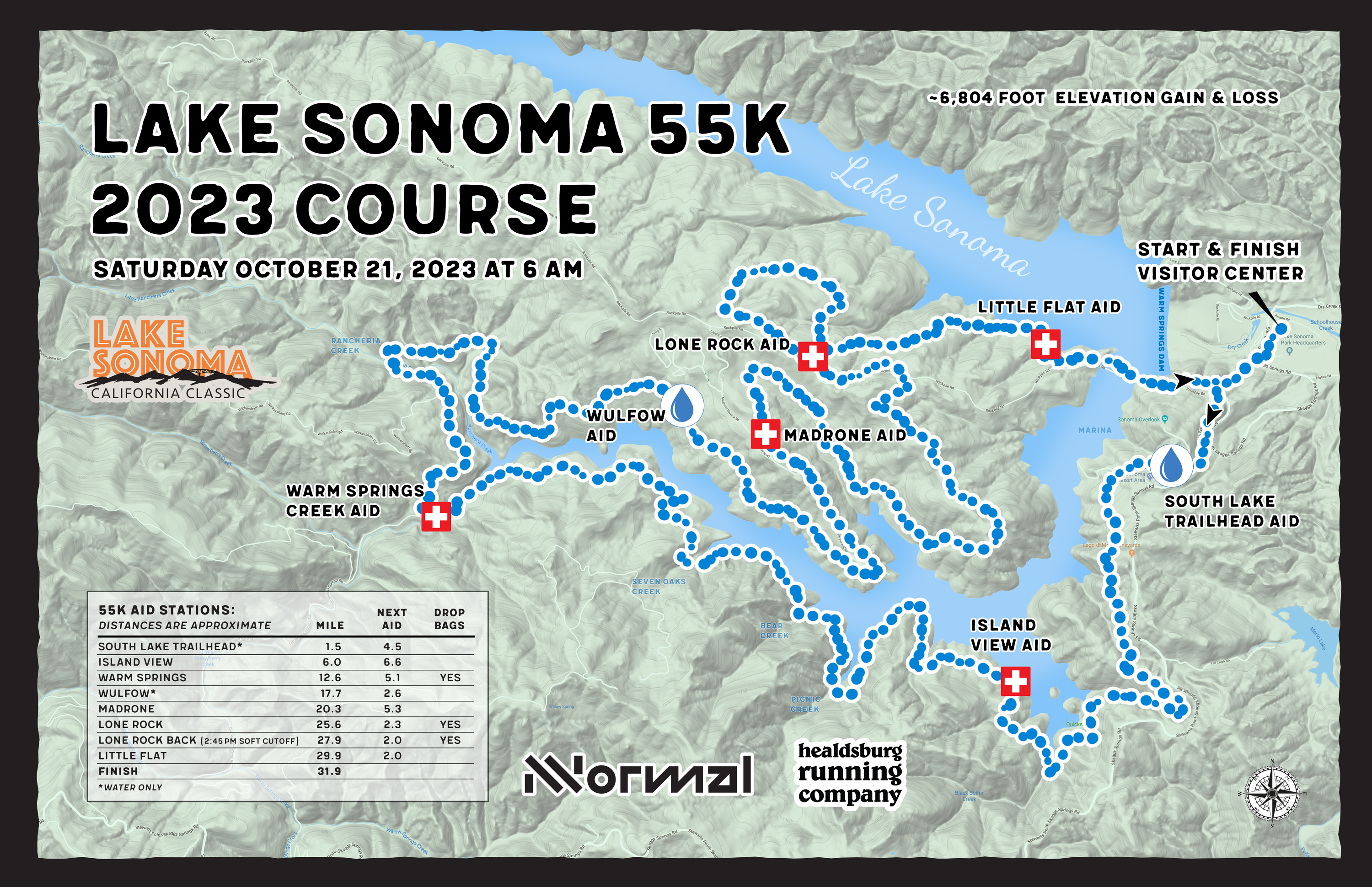 Lake Sonoma 100K / 55K - May 28, 2022